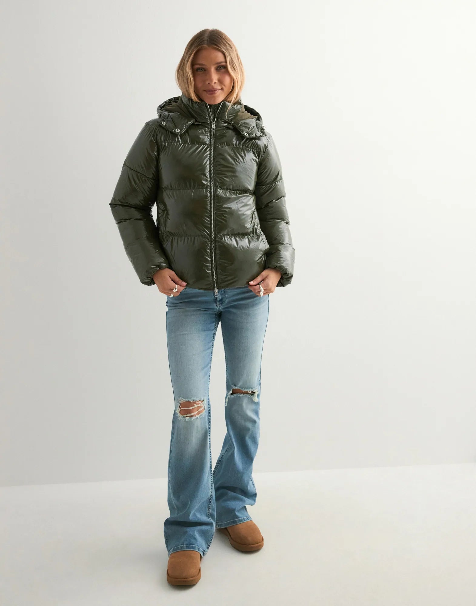 Noemi Puffer Jacke mit Kapuze