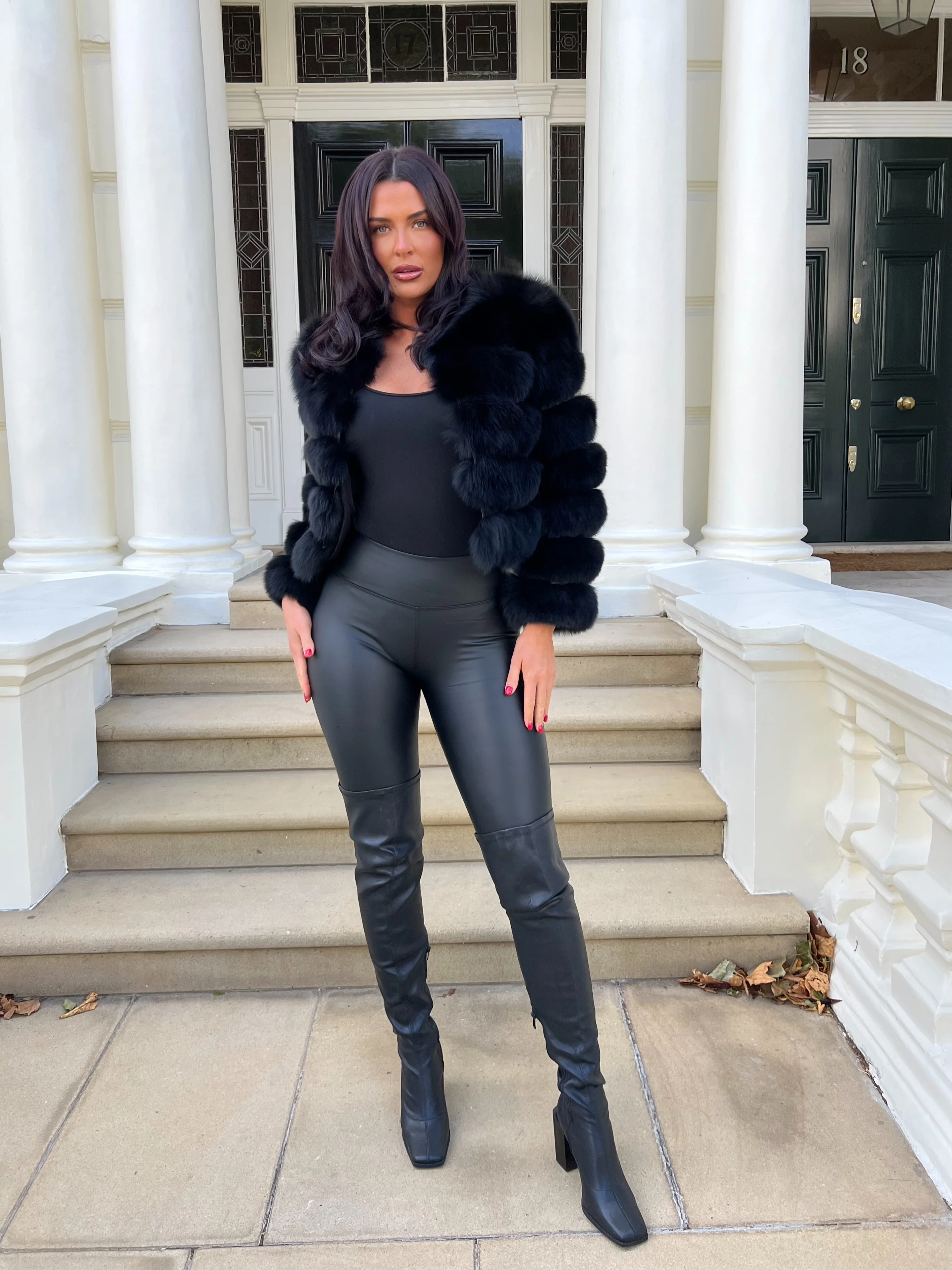 Tiana Elegance Kunstpelz-Jacke