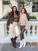 Tiana Elegance Kunstpelz-Jacke