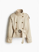 Adele Cropped Trenchcoat