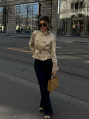 Adele Cropped Trenchcoat