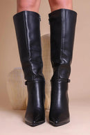 Nirvana Knee Boots mit Blockabsatz