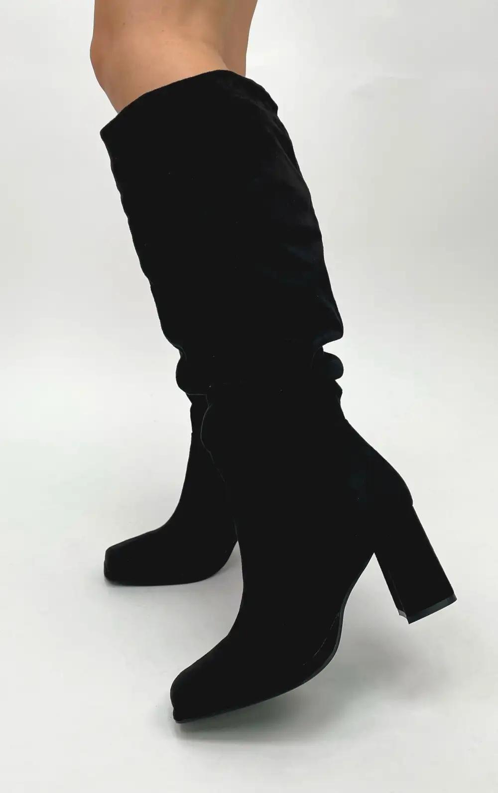 Calista Knee Boots mit Blockabsatz