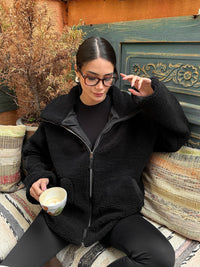 Melis Teddyfell Jacke