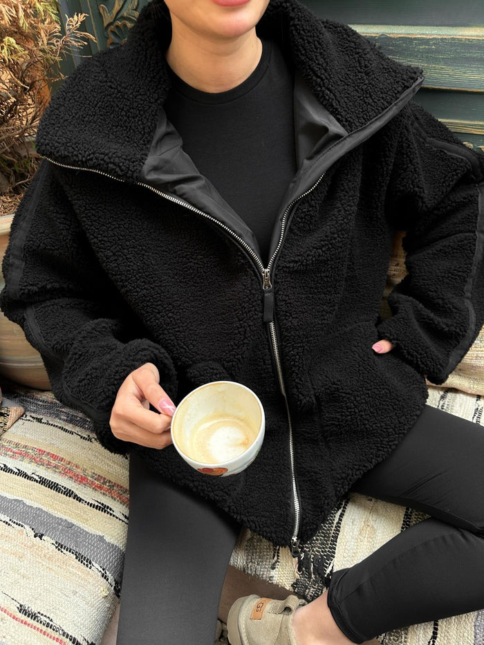 Melis Teddyfell Jacke