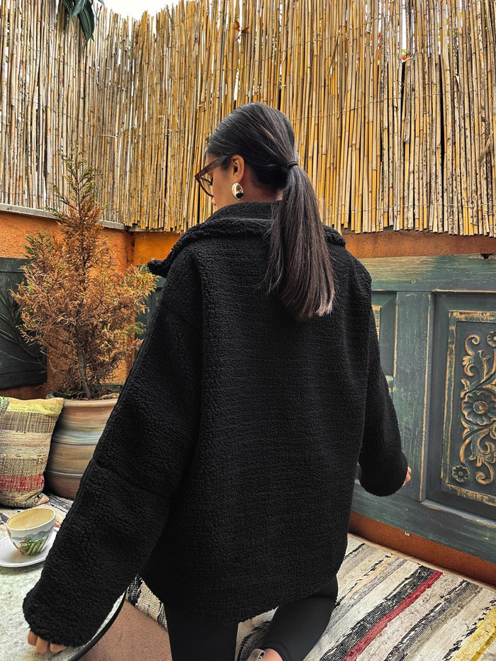 Melis Teddyfell Jacke